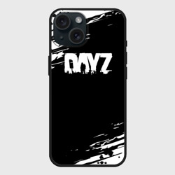 Чехол силиконовый для Apple iPhone 15 матовый Dayz текстура краски