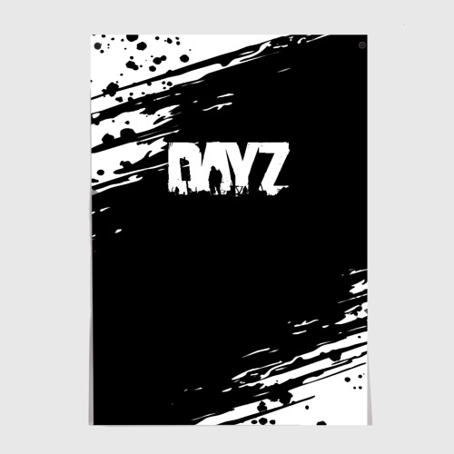 Постер Dayz текстура краски