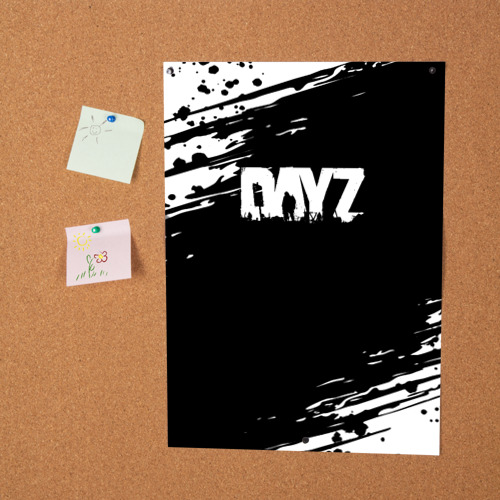 Постер Dayz текстура краски - фото 2