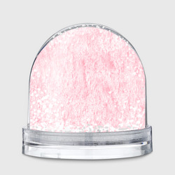 Игрушка Снежный шар Розовая плюшевая мягкая текстура