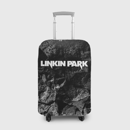 Чехол для чемодана 3D Linkin Park black graphite, цвет 3D печать