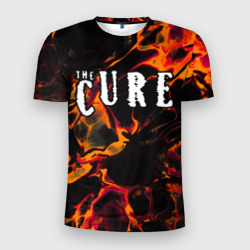 Мужская футболка 3D Slim The Cure red lava