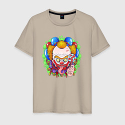 Страшный клоун монстр – Мужская футболка хлопок с принтом купить со скидкой в -20%