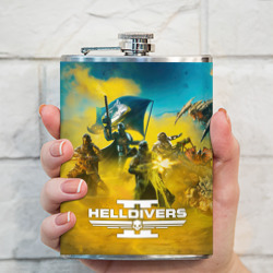 Фляга Адские десантники против жуков - helldivers 2 - фото 2