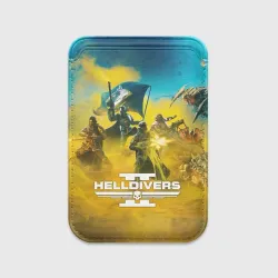 Картхолдер Magsafe магнитный Адские десантники против жуков - helldivers 2