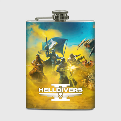 Фляга Адские десантники против жуков - helldivers 2