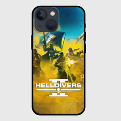 Чехол для iPhone 13 mini Адские десантники против жуков - helldivers 2