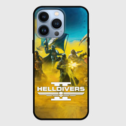 Чехол для iPhone 13 Pro Адские десантники против жуков - helldivers 2
