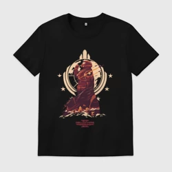 Мужская футболка хлопок Адские десантники с супер земли Helldivers