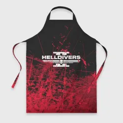 Фартук 3D Helldivers 2 red