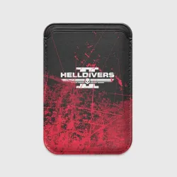 Картхолдер Magsafe магнитный Helldivers 2 red