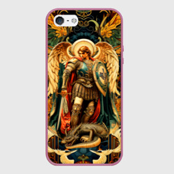 Чехол для iPhone 5/5S матовый Архангел Михаил