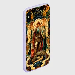 Чехол для iPhone XS Max матовый Архангел Михаил - фото 2