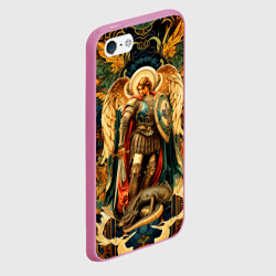 Чехол для iPhone 5/5S матовый Архангел Михаил - фото 2