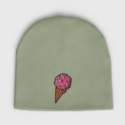 Женская шапка демисезонная Brain ice cream