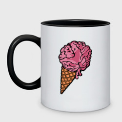 Кружка двухцветная Brain ice cream