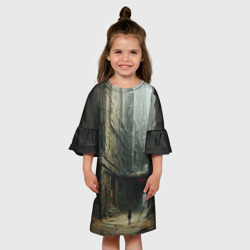 Детское платье 3D Путешественница  по подземельям  - фото 2