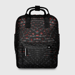 Женский рюкзак 3D Красная кожа змеи 
