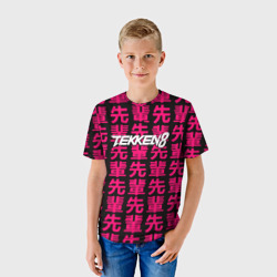 Детская футболка 3D Tekken 8 файтинг японский стиль - фото 2