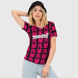 Женская футболка 3D Slim Tekken 8 файтинг японский стиль - фото 2