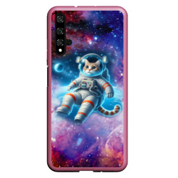 Чехол для Honor 20 The cat is a brave cosmonaut - ai art