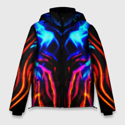 Мужская зимняя куртка 3D Неоновый киберкостюм