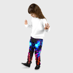 Детские брюки 3D Неоновый киберкостюм - фото 2