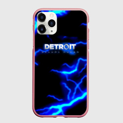 Чехол для iPhone 11 Pro Max матовый Detroit become human storm 