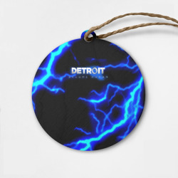 Деревянная игрушка круг Detroit become human storm 