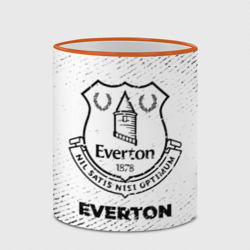 Кружка с полной запечаткой Everton с потертостями на светлом фоне - фото 2