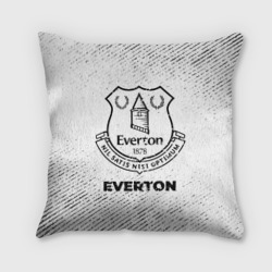 Подушка 3D Everton с потертостями на светлом фоне
