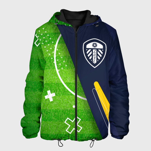Мужская куртка 3D Leeds United football field, цвет 3D печать
