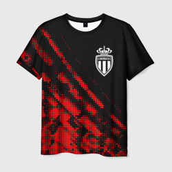 Мужская футболка 3D Monaco sport grunge