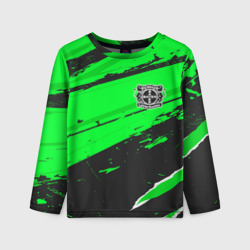 Детский лонгслив 3D Bayer 04 sport green