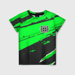 Детская футболка 3D Bayer 04 sport green