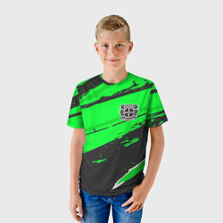 Детская футболка 3D Bayer 04 sport green - фото 2