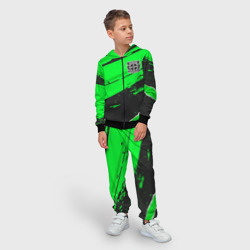 Детский костюм 3D Bayer 04 sport green - фото 2