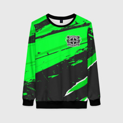 Женский свитшот 3D Bayer 04 sport green