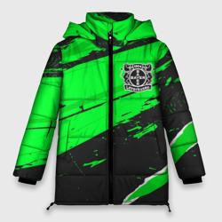 Женская зимняя куртка Oversize Bayer 04 sport green