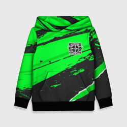 Детская толстовка 3D Bayer 04 sport green