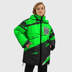 Женская зимняя куртка Oversize Bayer 04 sport green - фото 2