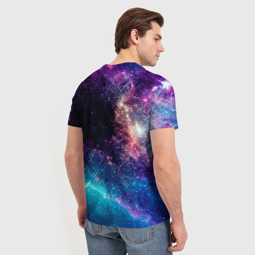 Мужская футболка 3D Deftones space rock, цвет 3D печать - фото 4