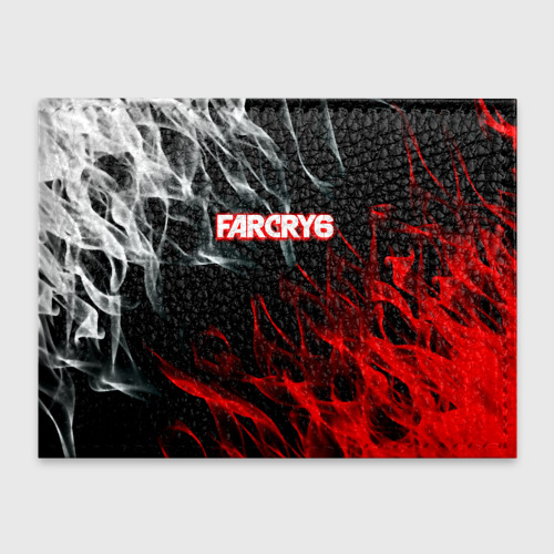 Обложка для студенческого билета Farcry flame, цвет красный