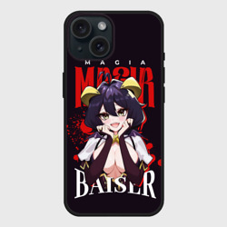 Чехол силиконовый для Apple iPhone 15 матовый Magia Baiser - Looking up to Magical Girl