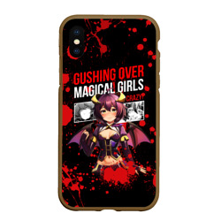 Чехол для iPhone XS Max матовый Gushing over magical girls