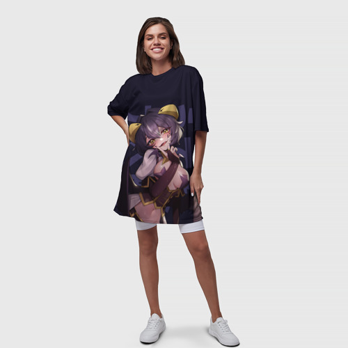 Платье-футболка 3D Становясь волшебницей - Утена, цвет 3D печать - фото 5
