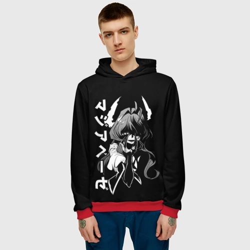 Мужская толстовка 3D с принтом Утена-чан - Становясь волшебницей, фото на моделе #1