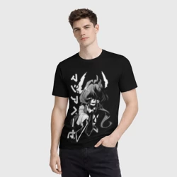 Мужская футболка 3D Утена-чан - Становясь волшебницей - фото 2