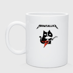 Кружка керамическая Meowtallica cat