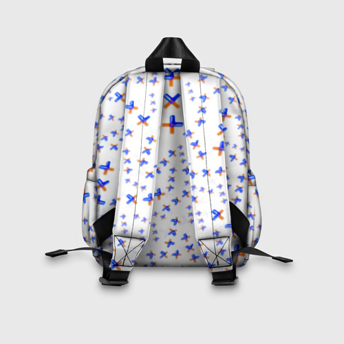 Детский рюкзак 3D Portal logo pattern steel - фото 4